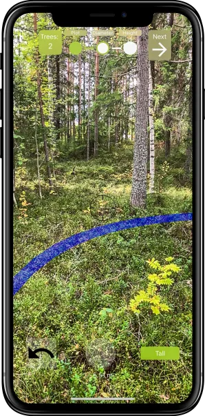 Captura de pantalla de la app Arboreal Forest