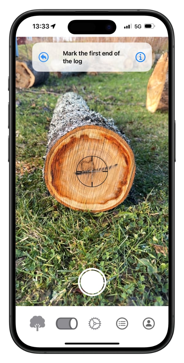 Tree Scanner App Interface